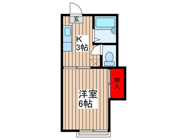 メゾンパークスの物件間取画像